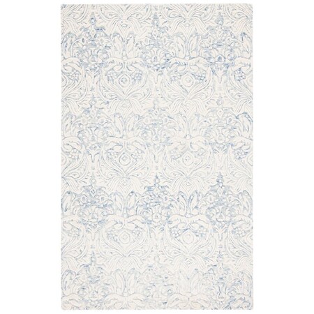 Safavieh 3 x 5 ft. Metro Contemporary Rectangle Area Rug Blue & Ivory MET850M-3
